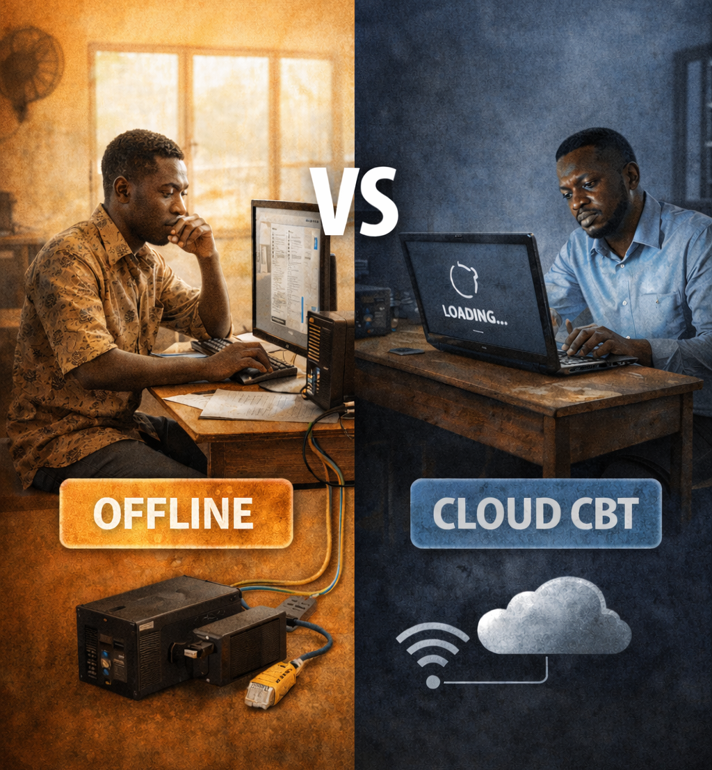 100% Offline vs Cloud CBT